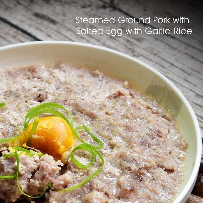 Steamed Ground Pork with Salted Egg with Garlic Rice – Buffalo Cookware