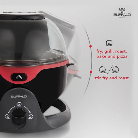 Buffalo Stainless Steel Chemical Free Smart Air Fryer 2.0 - Pro Chef Plus