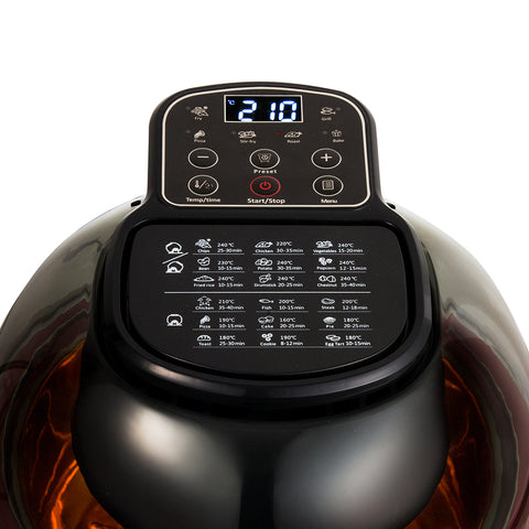 Buffalo Stainless Steel Chemical Free Smart Air Fryer 2.0 - Pro Chef Plus