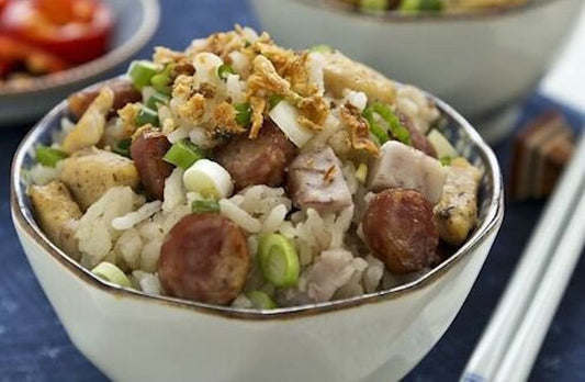 Brown Rice with Chinese Yam and Chicken