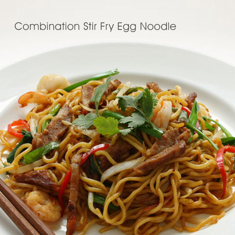 Combination Stir Fry Egg Noodle