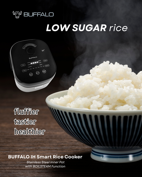 Buffalo NEW IH Stainless Steel Inner Pot Smart Rice Cooker with Boilsteam Function (10 cups) Pre-order