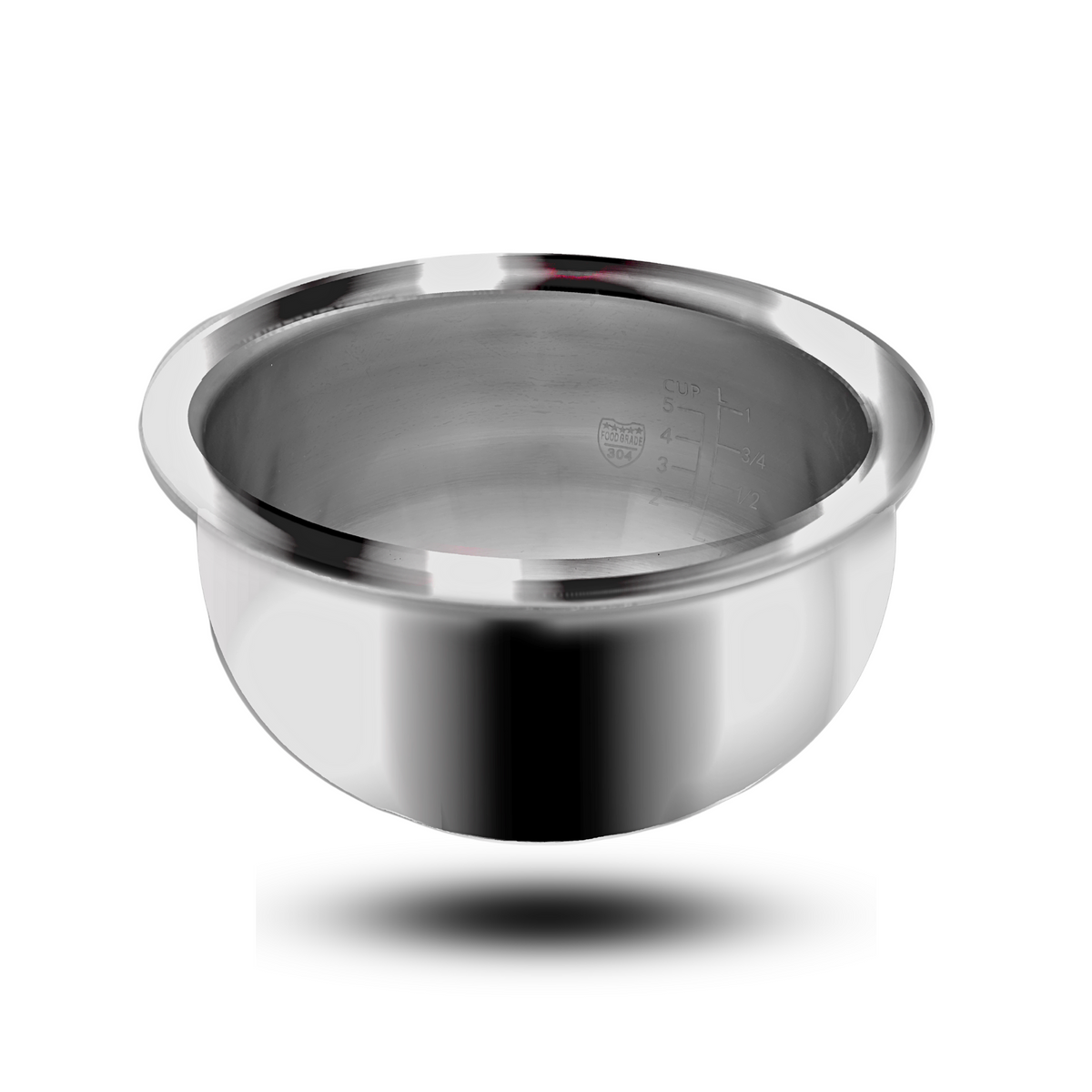 Buffalo Stainless Steel Inner Pot - For BRC01 5 Cups BOILSTEAM Rice Co ...