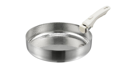 ACook Titanium Frying Pan | Multi-Ply Stainless Steel | 4-Piece Detachable Handle Set
