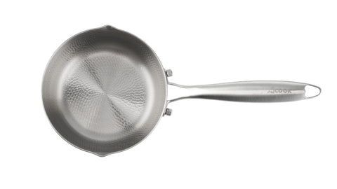 ACook Titanium Saucepan | Multi-Ply Stainless Steel | Uncoated & Easy Wash Saucepan