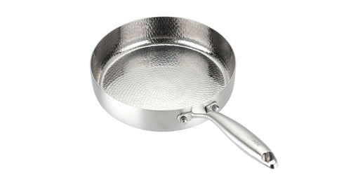 ACook Titanium Frying Pan | Multi-Ply Stainless Steel | Uncoated & Easy Wash Frypan