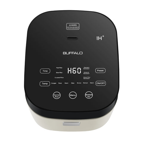 Buffalo NEW IH Stainless Steel Inner Pot Smart Rice Cooker with Boilsteam Function (5 cups)