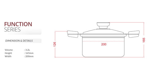 Buffalo Function Series 20cm Casserole