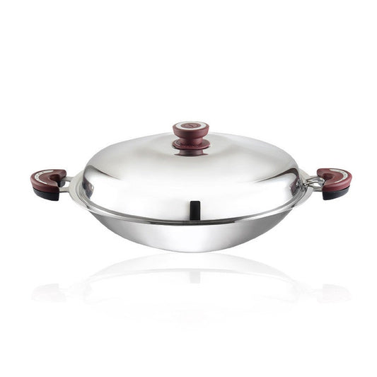 Buffalo Function Series 35cm Flat Bottom Wok